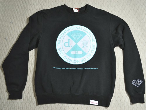Diamond Supply Co INTERNATIONAL DIAMOND LIFERS Sweatshirt Sz M ALL or NOTHING - Picture 3 of 4