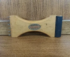 VINTAGE C.S. OSBORNE & CO. LEATHER WEBBING STRETCHER WOODEN TOOL PULL RUG PUNCH