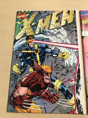 X-MEN #1,1 (9.6-9.8) JIM LEE 2X-Connecting Covers/1991 Marvel