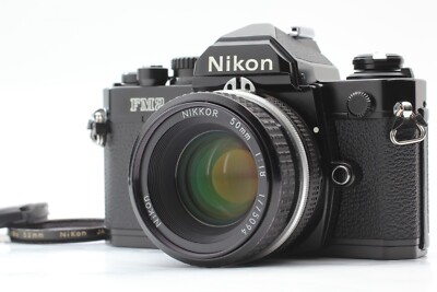 N MINT] Nikon New FM2 FM2N Black film Camera Ai 50mm F1.8 Lens