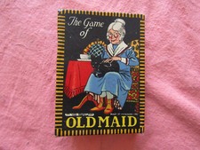 VINTAGE CHAD VALLEY THE GAME OF OLD MAID CARD GAME MISSING 2 CARDS BUT STILL PLA