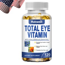 Eye Health Supplement, Lutein and Zeaxanthin, Vision Health, Eye Strain Support