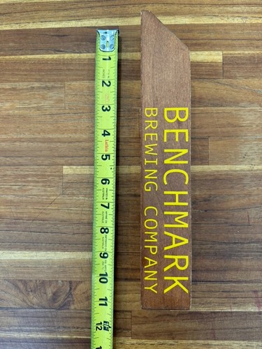 Benchmark Brewing Co. BLONDE ALE Beer Tap Handle San Diego, California - Picture 8 of 8