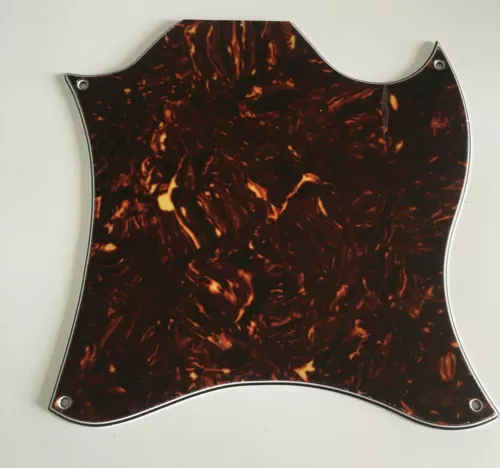 Guitar Pickguard For Gibson SG Blank Full Face Style 4 Ply Brown Tortoise