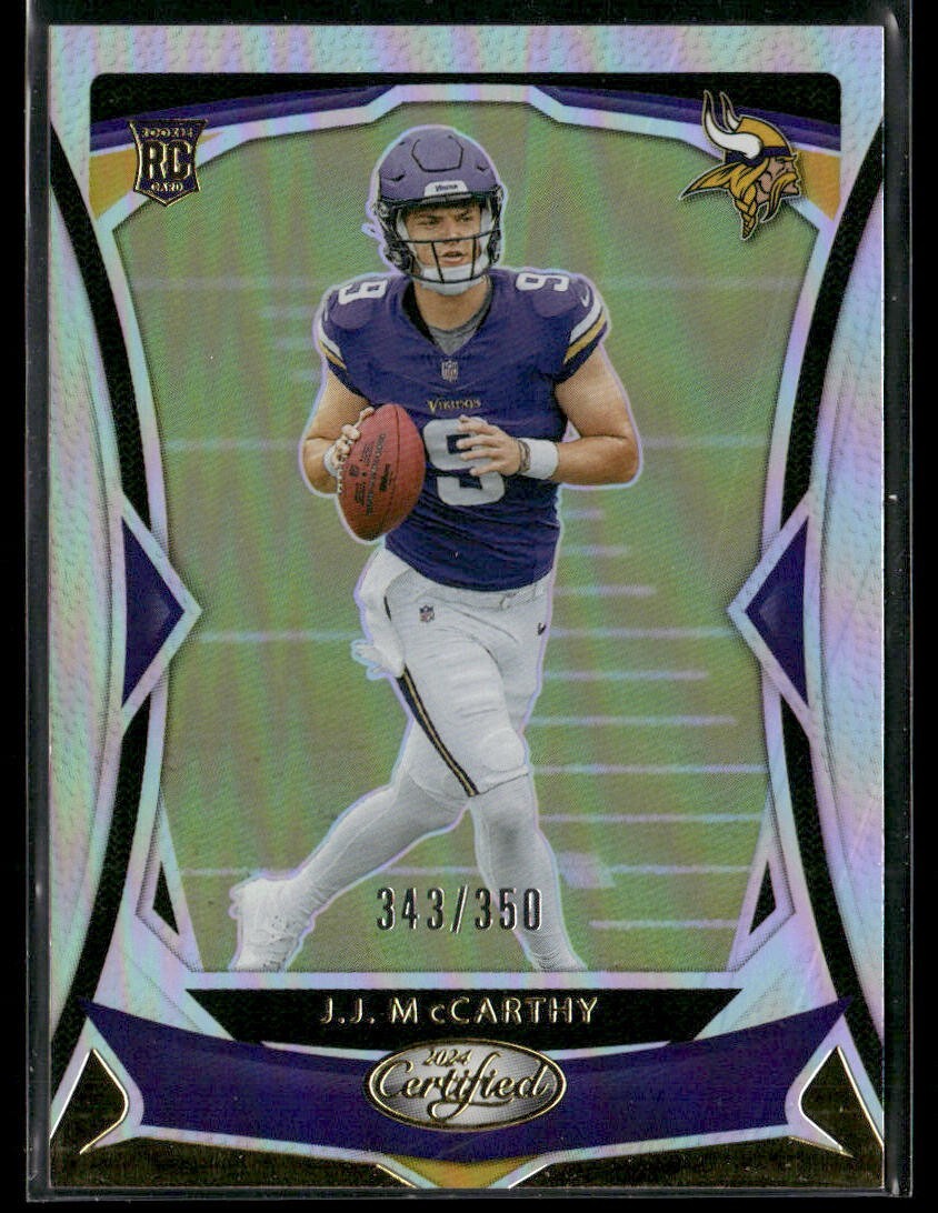 J.J. McCarthy 2024 Panini Certified Football RC Holo /350 #108