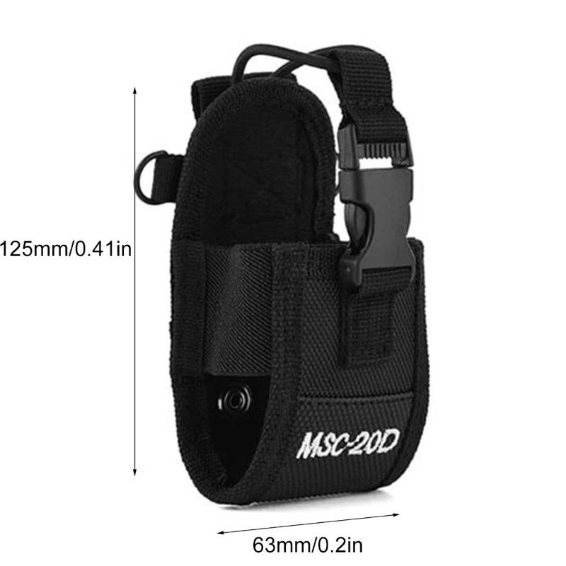 Nylon Belt Bag Adjustable Shoulder Strap Nylon Belt Case Bag Storage