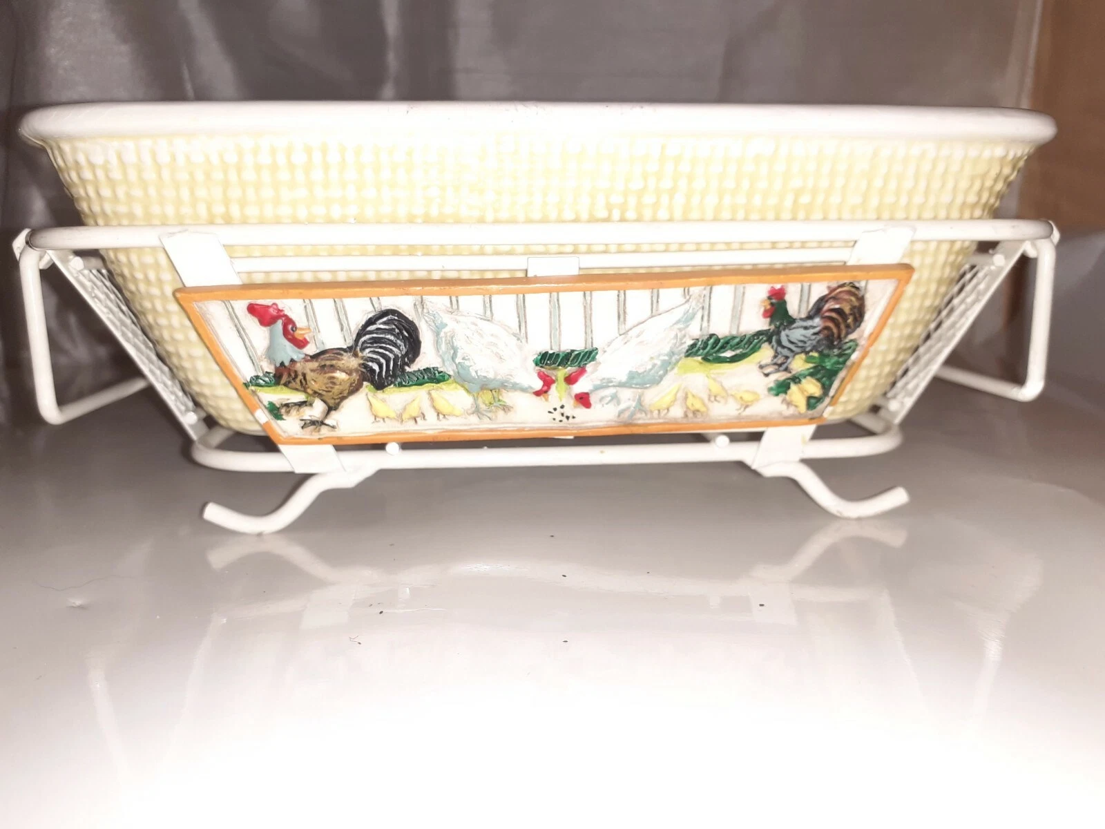 Temp-tations Presentable Ovenware By Tara, Country Rooster
