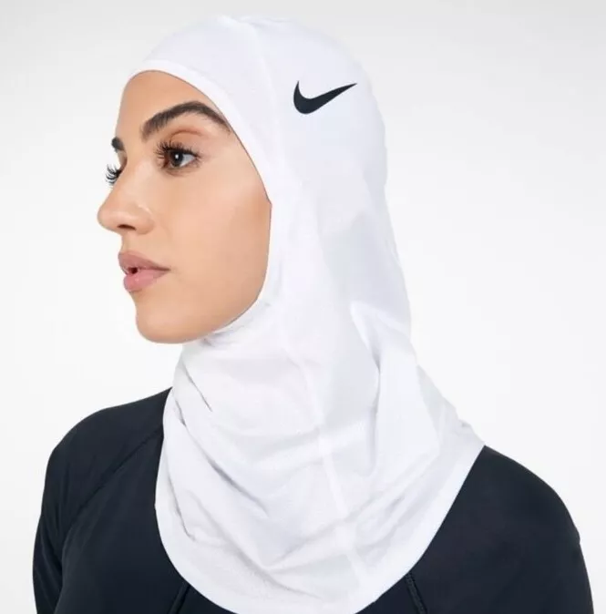 Nike HIJAB White Size XS/S Performance Dri Fit Technology NEW |