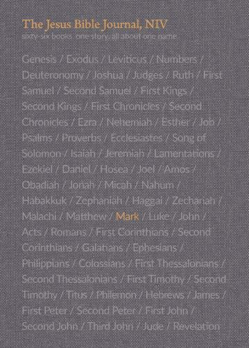 The Jesus Bible Journal, Mark, NIV, Paperback, Comfort Print