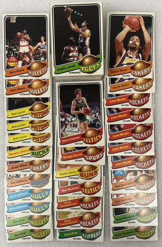Lot of 220 Vintage Basketball Cards 1974-75 Hayes 1979-80 Cowens 1981-82 Jabbar - Picture 3 of 4