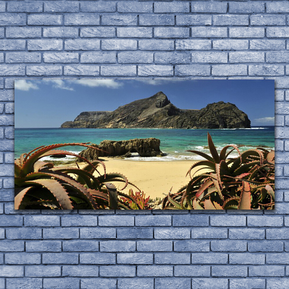 Tableau plexiglas 140x70 paysage de mer pour créer une ambiance relaxante de bord de plage