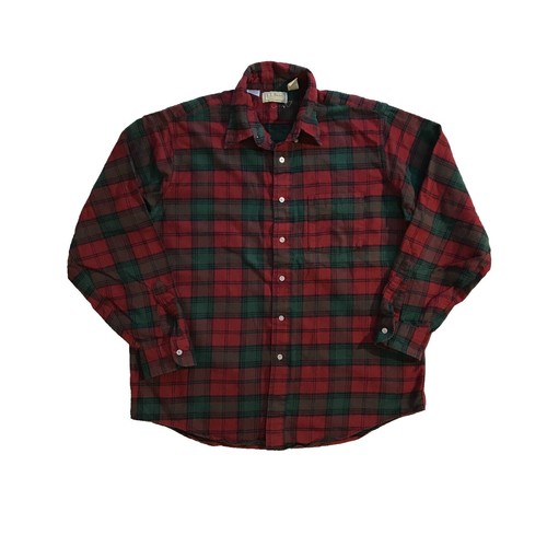 Vintage 70s 80s Frostproof Red Plaid Flannel Shirt Made In USA