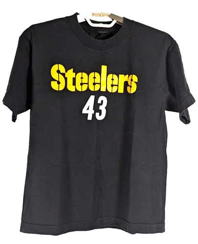 Pittsburgh Steelers Polamalu tshirt #43 child unisex 36" chest length 23"