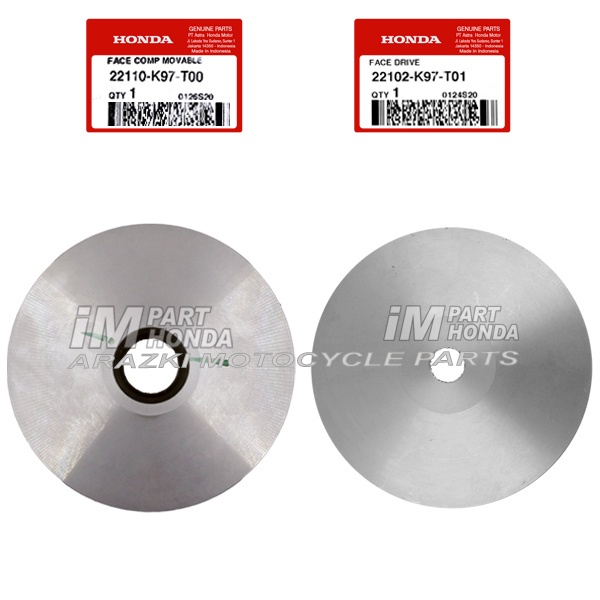HONDA PCX150 ADV150 22102-K97-T01 FACE DRIVE 22110-K97-T00 FACE