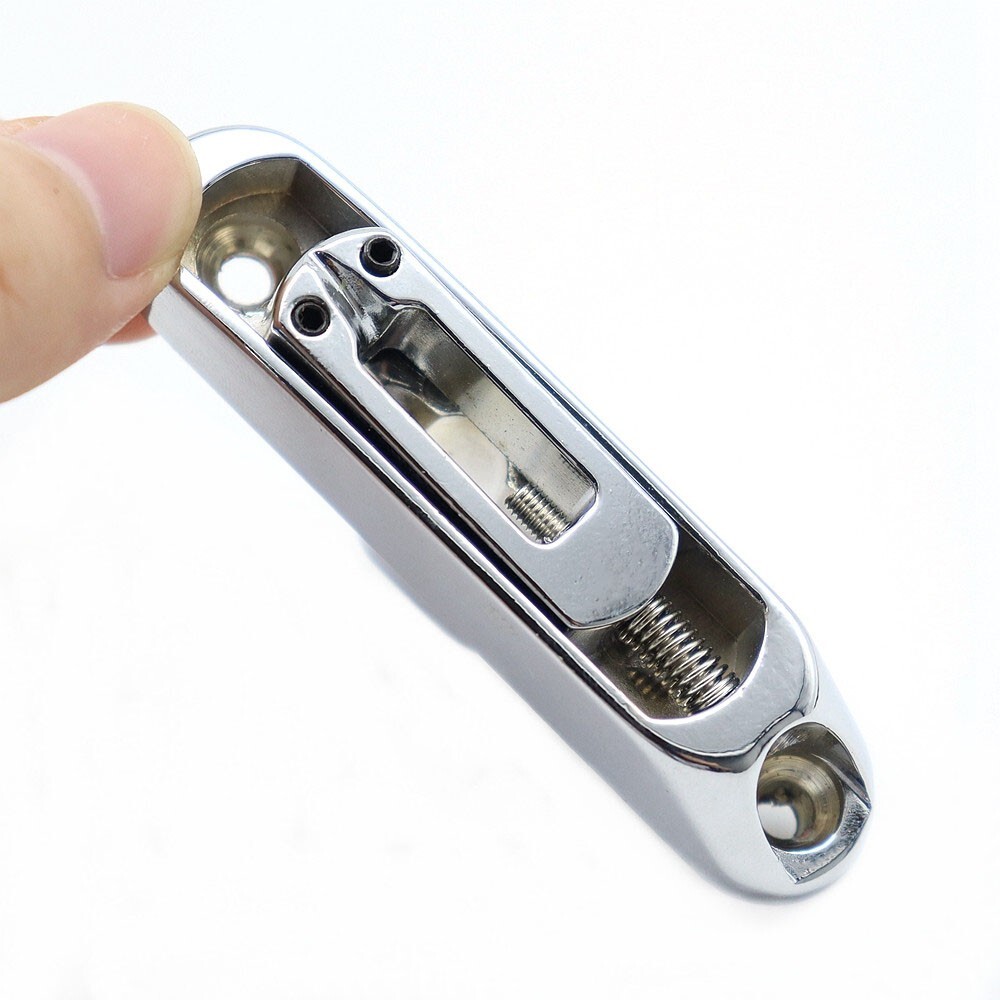 4 String bass Bridge Saddles Heavy Duty Individual Bass Bridge Tailpiece Chrome eBay