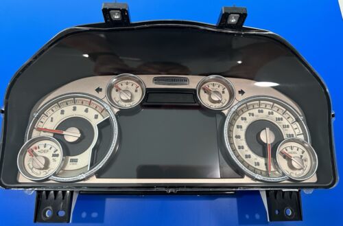 7" EVIC CUMMINS 6.7 Diesel Gauge Cluster Ram 2014-2018 Speedometer w/Program - Picture 2 of 7