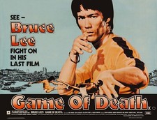 Game of Death 1978 UK quad poster print 30x40" Bruce Lee Chuck Norris FREE P&P