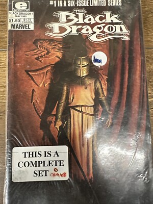 Black Dragon #1-6 COMPLETE SET - Epic Marvel Comics 1985 - Bolton / Claremont