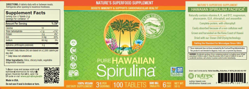 Spiruline 100 comprimés Eric Favre | Vitalité bio