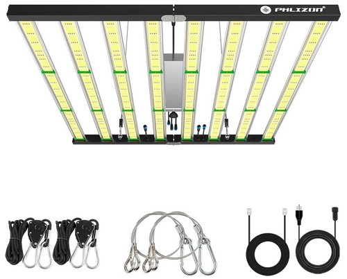 Phlizon FD4500 6500 9600 con luz de crecimiento LED Samsung 8 bares regulable plantas de interior - Imagen 9 de 12