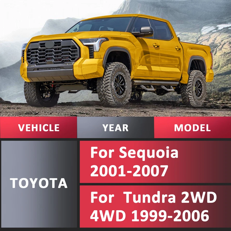 For Toyota Tundra 2000-2006 2001-2007 Sequoia 2-4" Lift Front Upper Control Arm - Image 2 of 4