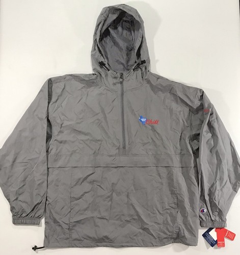 Champion Coors Light Men’s XL Gray Pullover Windbreaker 2018 NWT - Picture 6 of 7