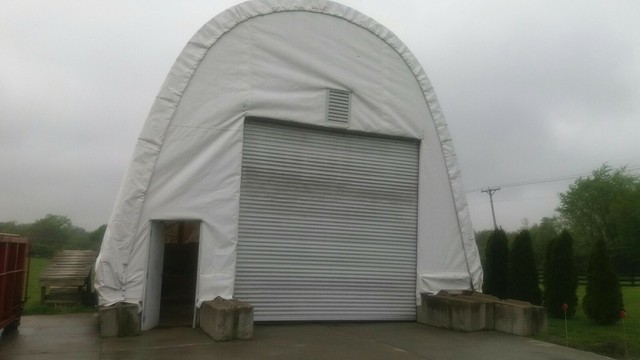 14x14 Steel RollUp Door, currently rolled, pickup only eBay