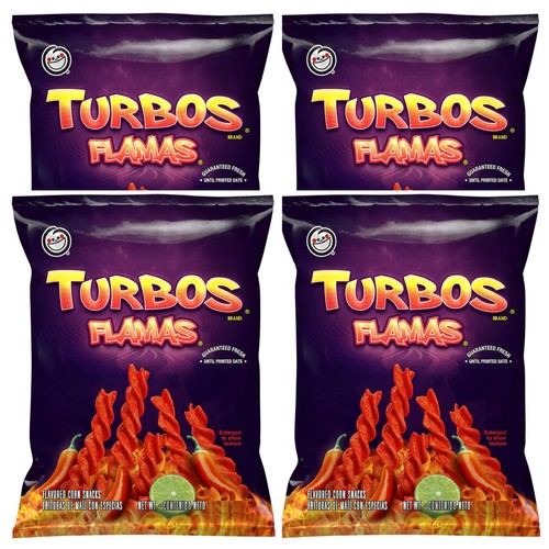 Frito Lay, Sabritas Flavored, TURBO FLAMAS, Corn Snacks, 9.25oz Bag
