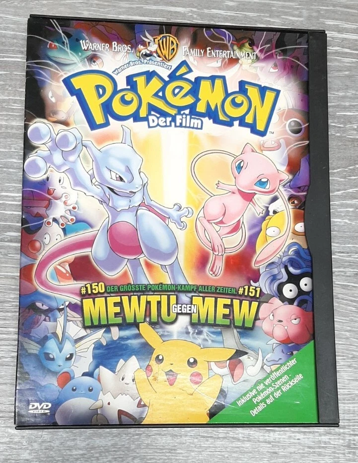 Dvd Pokemon Mewtwo Vs Mew