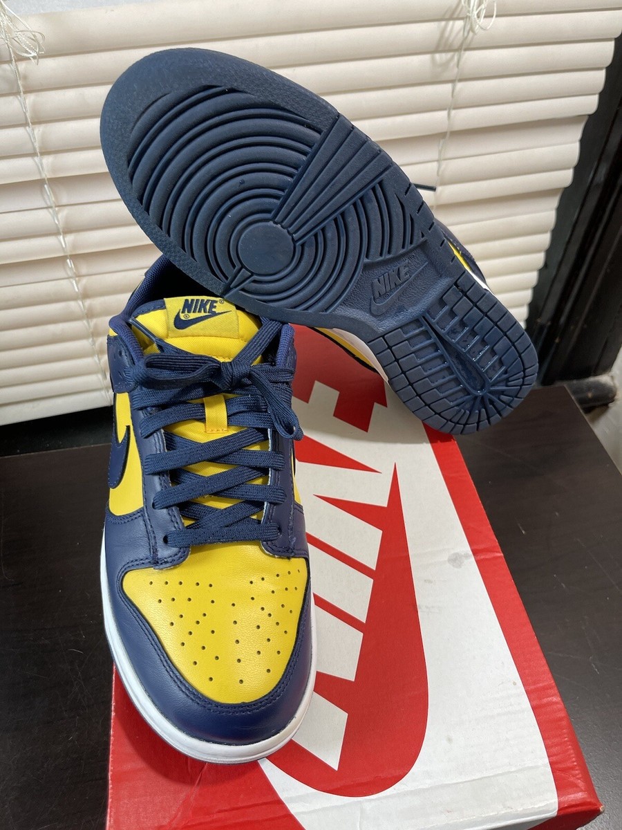 Nike Dunk Low Michigan 2021 Size 7.5 Clean 194955872321| eBay