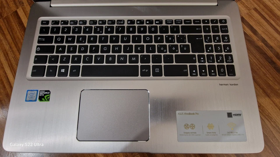 Asus VivoBook Pro N580VD - Intel® Core™ i7 ( 7th Gen ) - Mai Usato Come Nuovo - Immagine 2 di 4