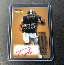 2022 Wild Card Matte Tyler Allgeier Rookie Red Auto 1/100