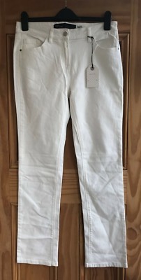 Ex Store neu weiß Slim Fit stretchig Denim Jeans Petite Reg Tall XLong Größe 6-20