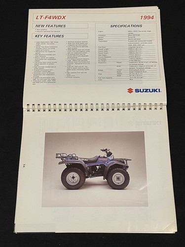 Suzuki 1994 motocicleta y ATV guía de ventas, información técnica, fotos, comparación - Imagen 8 de 10