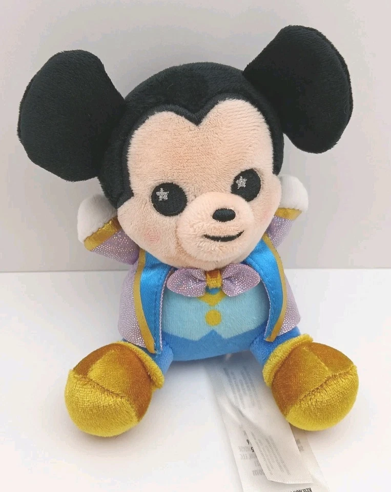 Disney Wishables 50th Anniversary Mickey Minnie & Goofy 5.5" Plush Collectibles - Image 2 of 4