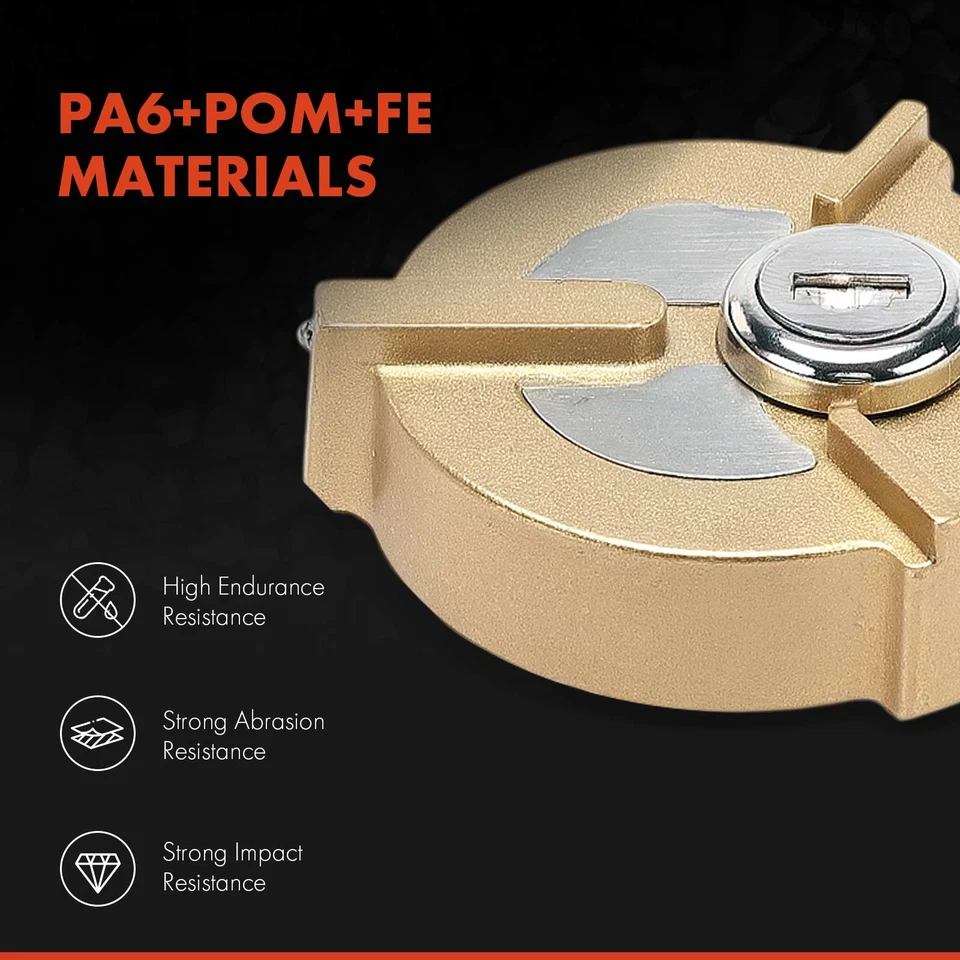 Locking Fuel Tank Cap with Keys for Ford C700 C800 1980-1982 L Series 1990-1998 - Image 3 of 4