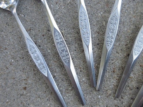 7 cucharas vintage Montreux National de acero inoxidable 7 1/2" cucharada Japón - Imagen 4 de 4