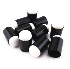 yueton 10pcs Finger Sponge Daubers Art and Craft Drawing Project Black