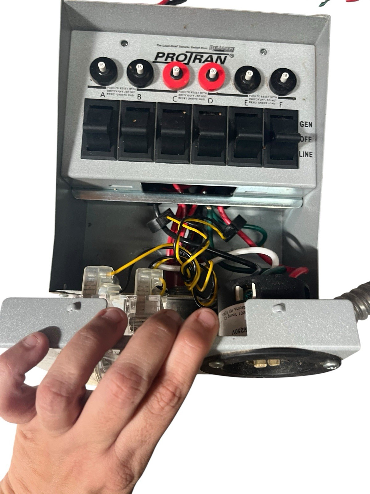 Reliance Controls ProTran Model 31406C Generator Transfer Switch