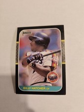 BILLY HATCHER 1987 DONRUSS #481 FREE SHIPPING