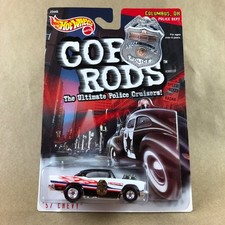 Hot Wheels 1999 Cop Rods 57 Chevy Columbus Ohio Police Dept 162 Real Riders Hot Wheels 1999 Cop Rods 57 Chevy Columbus Ohio Police Dept 162 Real Riders