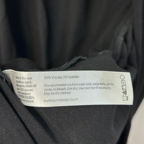 Eileen Fisher Women Open Cardigan Sweater Top Size XL X-Large Black D020 -22 - Picture 7 of 15