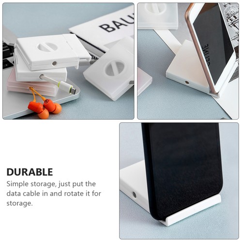 2 Pcs Kabelaufwicklung Aufbewahrungsbox Einziehbarer Kabel-Organizer - 第 6/12 張圖片