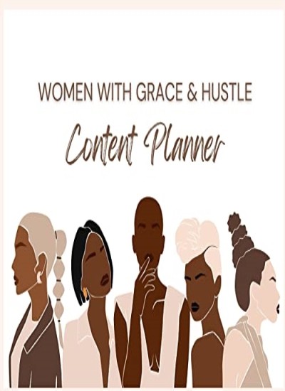 Women With Grace and Hustle Content Planner. Matthews 9781087952864 New**