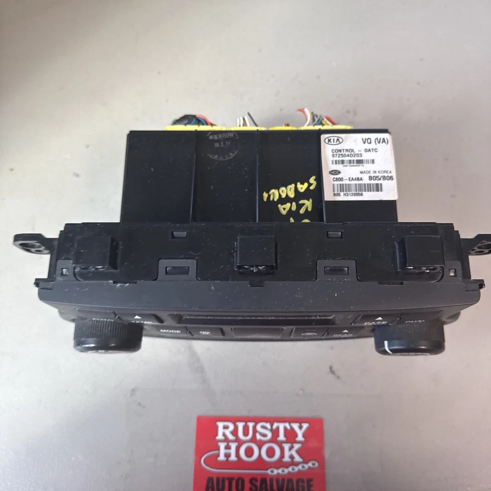 06-12 KIA Sedona 07-10 Hyundai Entourage control de clima calefacción aire acondicionado OEM 97250-4D200 Foto 2 de 4