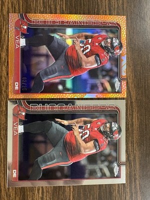 2025 Topps Chrome Football Vita Vea Orange Refractor /25
