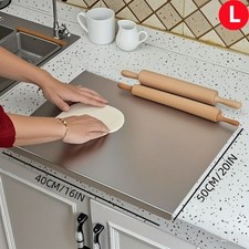 Stainless Steel Cutting/Chopping Board for Countertop, antibacterial, Anti slip