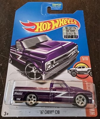 '67 CHEVY C10 ミニカー 紫色 5/10 Hot Wheels 2017 Super Treasure Hunt '67 Chevy C10 Purple Factory
