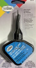 Testors 3527C Non-Toxic Cement with Precision Applicator - 1 oz. Bottle