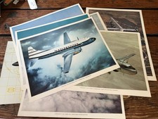 Vintage Convair General Dynamics Aircraft Print Portfolio B-58 F-102 880 RB-36 +